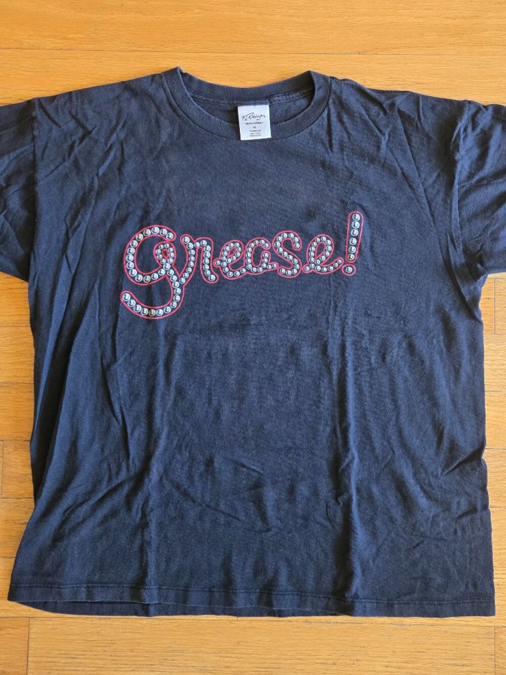 Vintage Grease Live on Broadway T-Shirt Black XL 1994 Made in USA Single Stitch